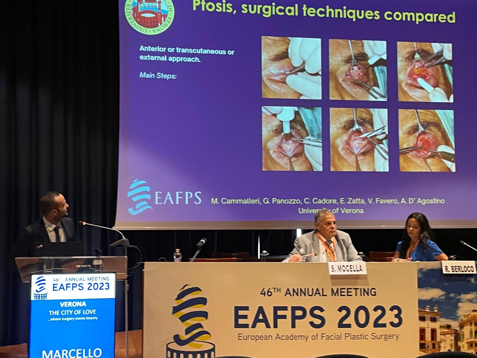 Il Dott. Cammalleri al 46° Annual Meeting EAFPS, Verona