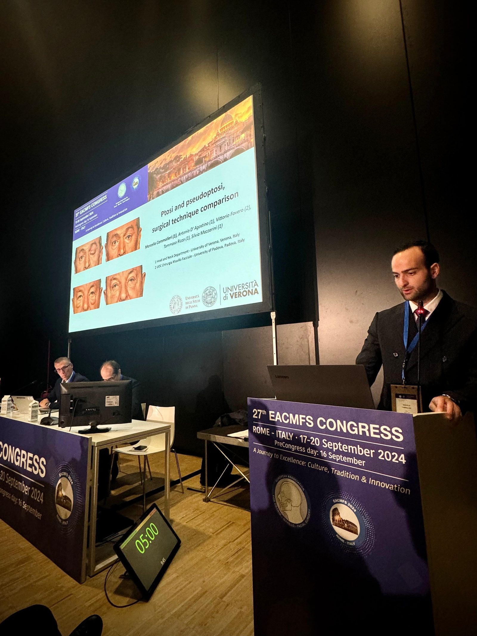 Il Dott. Cammalleri relatore al 27° EACMFS Congress, Roma